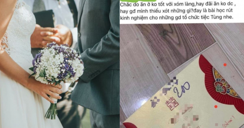 Đi ăn cưới mà áp lực: Khách mừng 200k bị chủ nhà ghi thẳng số tiền ngoài thiệp rồi đăng nhắc nhở trên Facebook