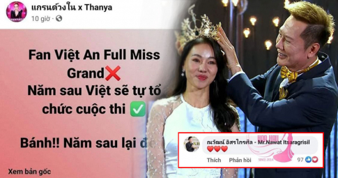 Fanpage Thái khiêu khích: "Không hỗ trợ Việt Nam đăng cai MGI 2023", Mr Nawat thả tim nhiệt tình