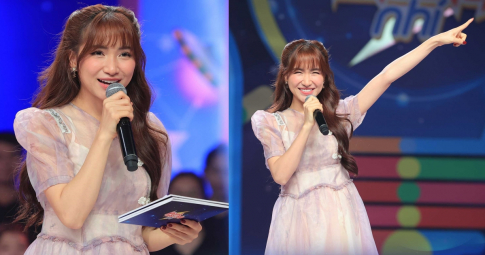 Hòa Minzy chính thức debut với vai trò MC, thay thế vị trí Trấn Thành tại "Nhanh như chớp nhí"