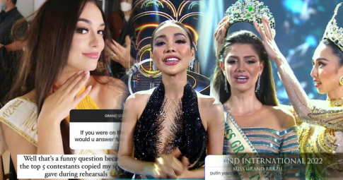 Top 5 Miss Grand 2022 bị tố sao chép bài thuyết trình, netizen chỉ ra "thuyết âm mưu" đưa Engfa lên ngôi hoa hậu