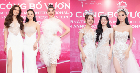 Á hậu Hoàn vũ Việt Nam Thúy Vân bất ngờ dự sự kiện của Sen Vàng, đọ sắc tưng bừng với Miss International 2019