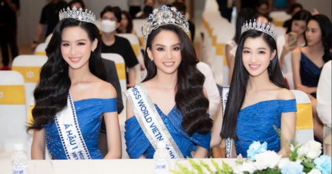 Khó xử giữa bộ ba Miss World Việt Nam 2022, Phương Nhi e thẹn cứu cánh cho hai "chị hậu"