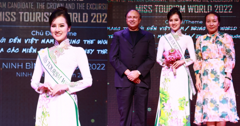 Á hậu Hương Ly đại diện Việt Nam tham dự cuộc thi Miss Tourism World 2022
