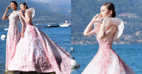 Mẫu nhí Bảo Hà thỏa ước mong hóa thân thành công chúa, cùng hoa hậu H’Hen Niê lộng lẫy dạo quanh Italy