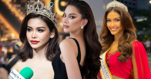 Miss Universe cho Anna "bắn" tiếng Thái không cần phiên dịch: Tín hiệu á hậu 1 giống Engfa và Praewwanich?
