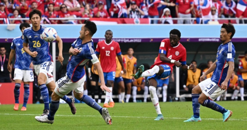 Nhật Bản thua Costa Rica