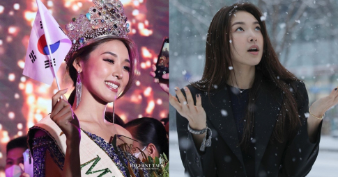 Miss Earth 2022 - Mina Sue Choi đón tuyết đầu mùa: Nhan sắc ngọt ngào cứ ngỡ nữ chính phim Hàn Quốc