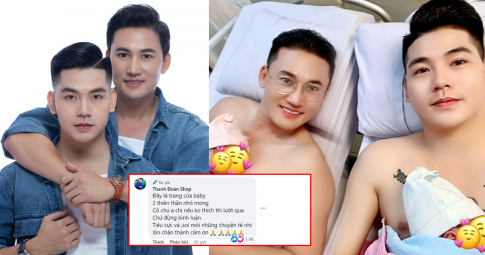 Hà Trí Quang - Thanh Đoàn đáp trả cực gắt bình luận tiêu cực, soi mói về cặp song sinh vừa chào đời