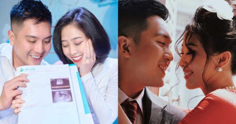 Liêu Hà Trinh hạnh phúc thông báo mang thai quý tử 13 tuần tuổi sau 2 tháng kết hôn