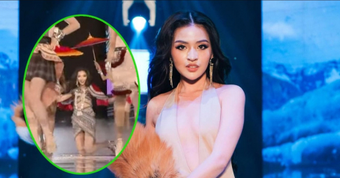 'Hot girl trứng rán' Trần Thanh Tâm bị chê 'thảm họa' khi thi hoa hậu ở Thái Lan