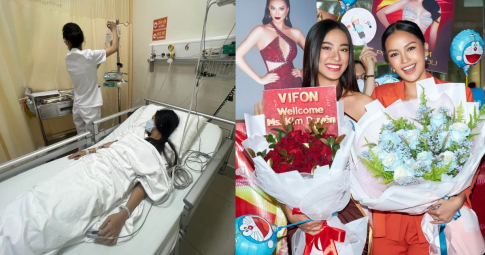 Á hậu Kim Duyên nhập viện, xin lỗi vì không thể trao sash thi Miss Universe cho Ngọc Châu