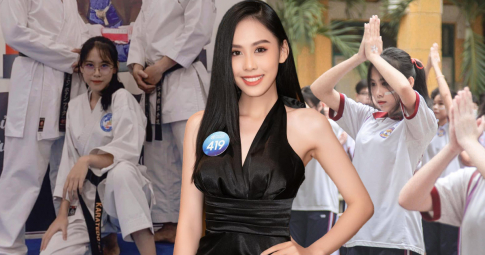 Nữ sinh 2003 Lê Nguyễn Ngọc Hằng: Từ nữ sĩ karate đến á hậu 2 Hoa hậu Việt Nam 2022