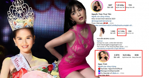 Không phải Thùy Tiên hay Hương Giang, nàng hậu nhiều lượt theo dõi nhất Instagram là ai?