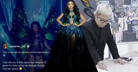 "Trùm cuối" vẫn chưa lộ diện: Ngọc Châu sẽ diện váy dạ hội hiệu ứng cánh bướm thi chung kết Miss Universe 2022?