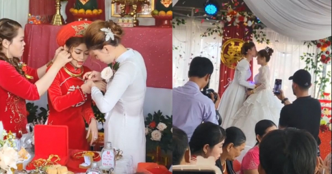 Cặp đôi LGBT nữ tổ chức đám cưới "chấn động" miền Tây, cộng đồng mạng ngưỡng mộ tình yêu vượt định kiến