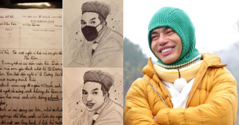 Lê Dương Bảo Lâm khoe được fan nhí vẽ tranh tặng, màn "quay xe" khiến người xem ngã ngửa
