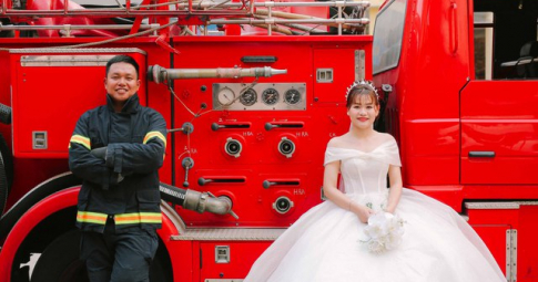 Lan tỏa trên mạng xã hội: Bộ ảnh cưới giản đơn nhưng 'tan chảy'