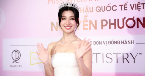 Á hậu Phương Nhi phủ nhận bắn tiếng Anh để "ra vẻ", rất nghiêm túc với Miss International
