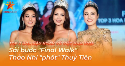 Ngọc Châu xúc động Final Walk, Thảo Nhi bóc phốt Thủy Tiên tại Fan Meeting Hoa hậu Hoàn vũ Việt Nam