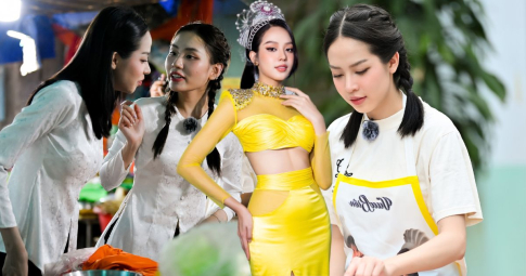 Fans sắc đẹp xót xa vì câu nói của hoa hậu Thanh Thủy: "Con sẽ thi quốc tế nhưng mà chưa đến lúc"