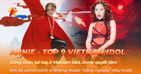 Annie - Top 9 Vietnam Idol 2023 quyết tâm tìm lại chính mình vì không muốn "công nghiệp" như trước