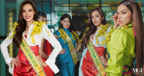 Hoa hậu Hoàng Phương tự tin giao tiếp ngày đầu nhập cuộc Miss Grand 2023: Thí sinh chủ nhà 